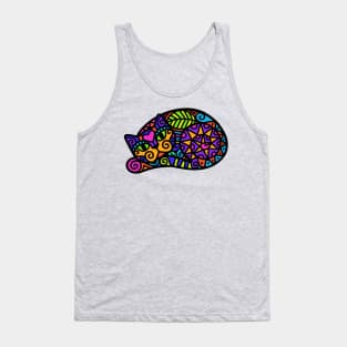 Doodley Doodlecat Sleepy Tank Top